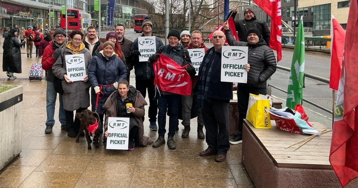 Picket Line Forms at Manchester Piccadilly Amid Ongoing Strike Disruptions